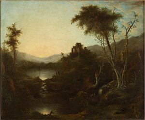 廃墟のある風景 作： Sebastian Pether